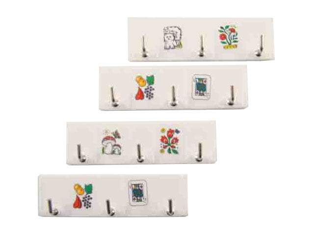 Gancio a 3 c/perno metallico 704t