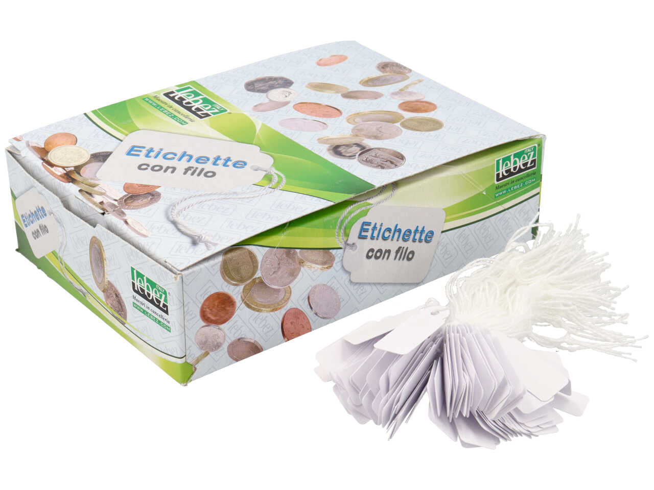 Etichette con filo 1000 pezzi a386