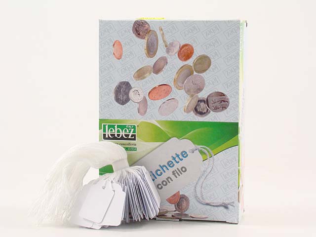 Etichetta con filo 500 pezzi a390