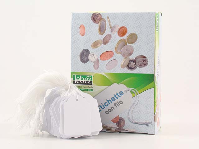 Etichetta con filo 500 pezzi a392