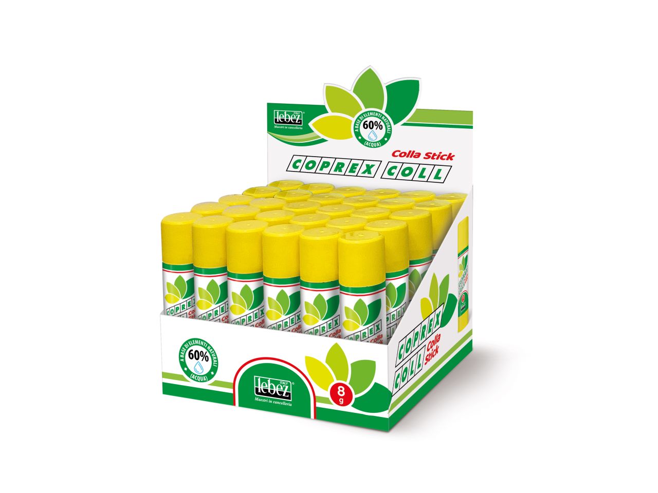 Colla in stick da 21gr la confezione contiene 12 sticks