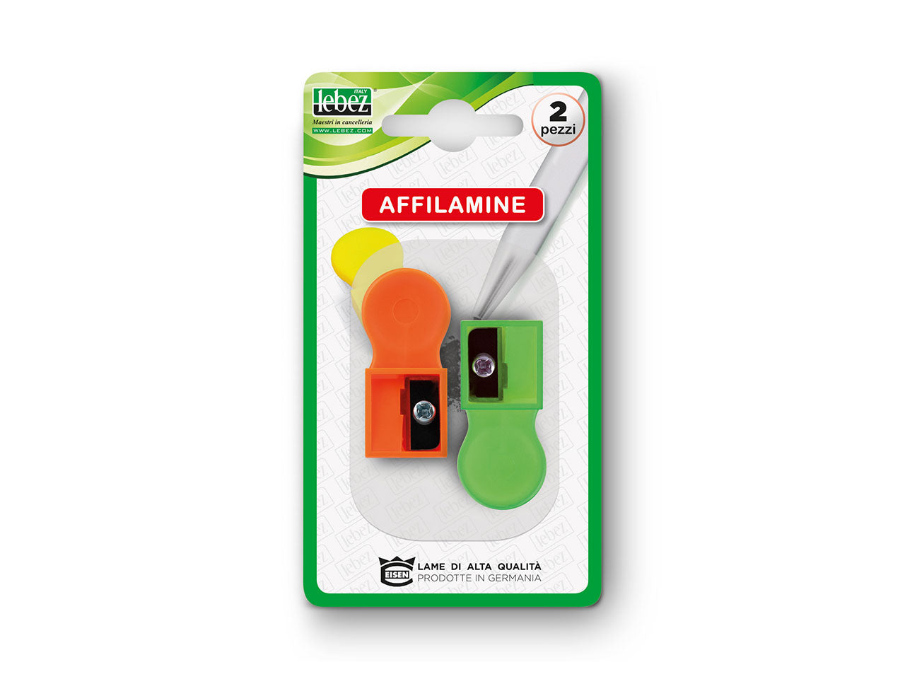 Affilamine -il blister contiene 2 pezzi