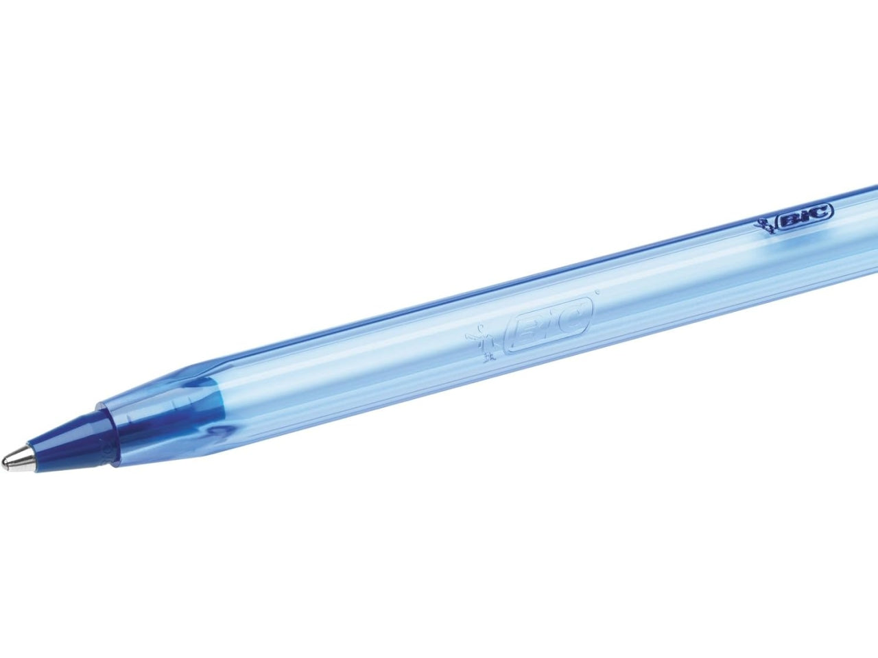 Penna Bic Cristal Soft a sfera colore blu, tratto 1.2 mm, confezione 4 pezzi