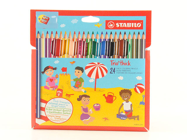 Stabilo pastelli trio la confezione contiene 24 pezzi