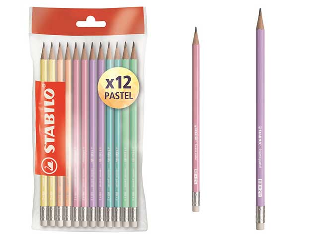 Stabilo matite pastello la confezione contiene 12 pezzi