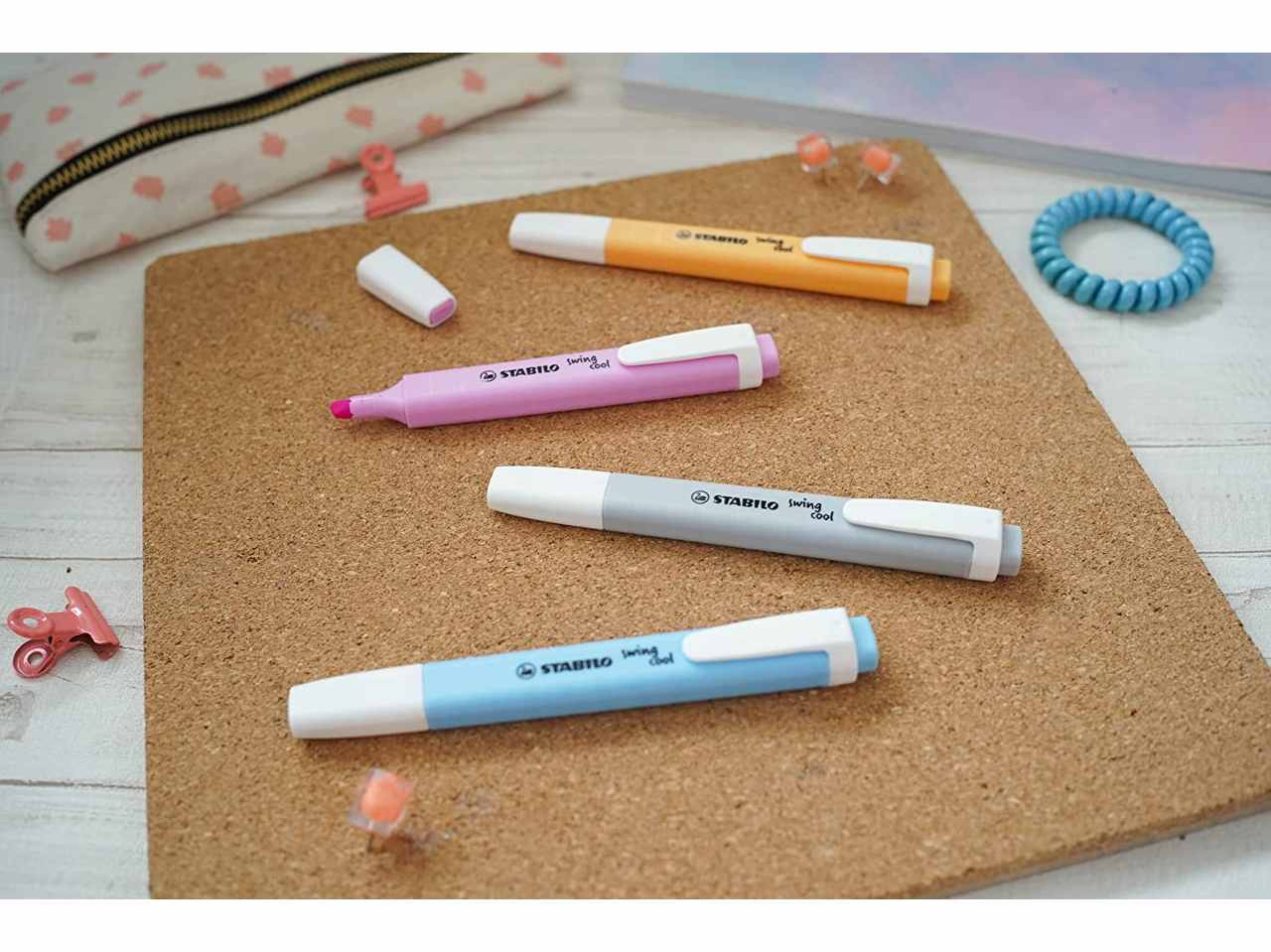 Stabilo evidenziatore colore pastello la confezione contiene 8 pezzi