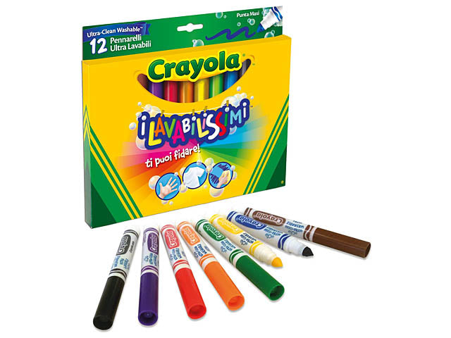 Pennarelli Ultra-Lavabili Crayola i Lavabilissimi