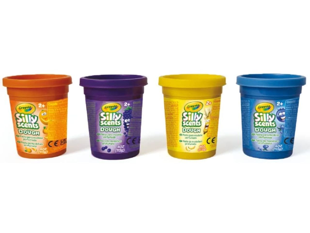Pasta da Modellare Profumata Crayola Silly Scents Dough Set da 4 Barattolini