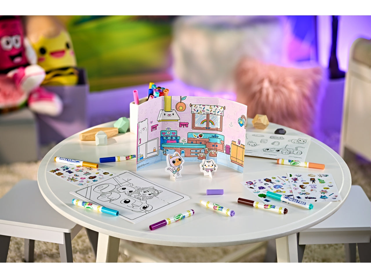 Activity set color wonder gabby's dollhouse