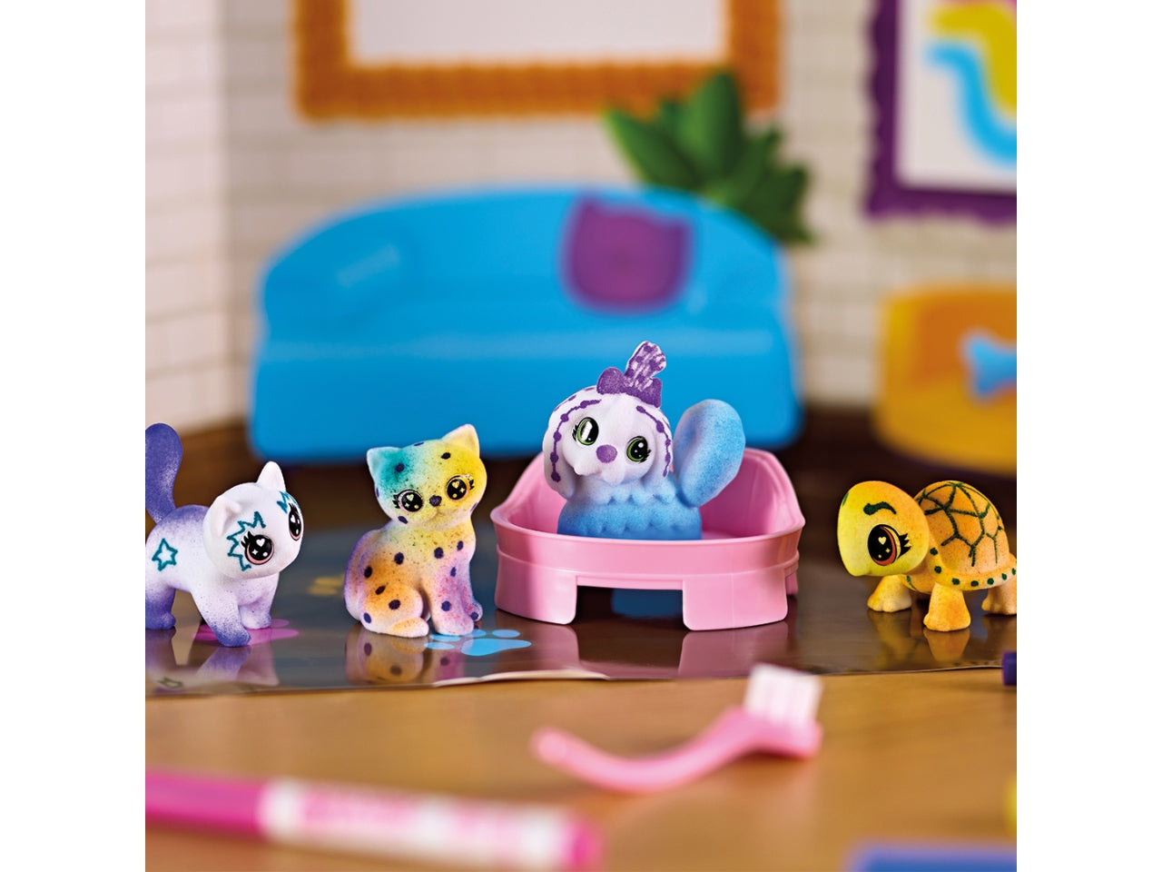 Washimals Pets Spray Boutique - Set con Accessori, Azzurro e Bianco, Età 3+, Crayola $
