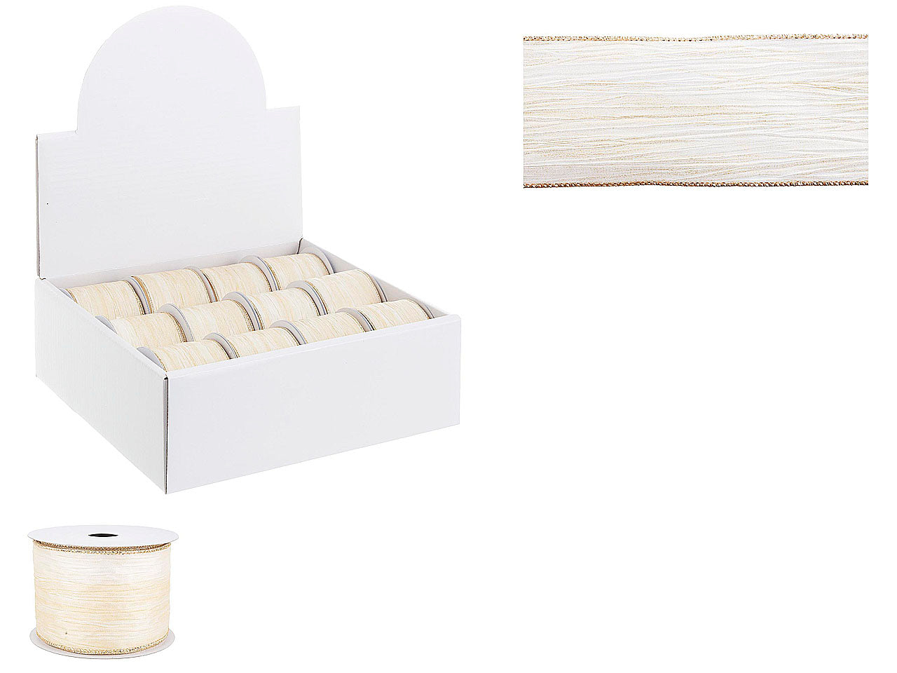 Nastro twisted crema 4m 0936799