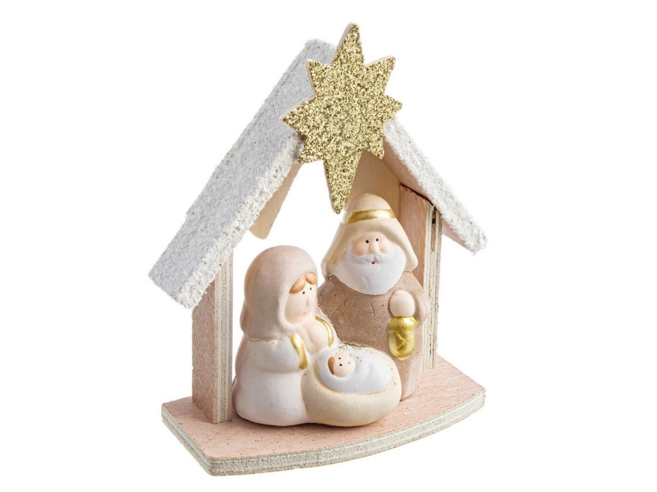 Capanna con nativita' emmaus stella