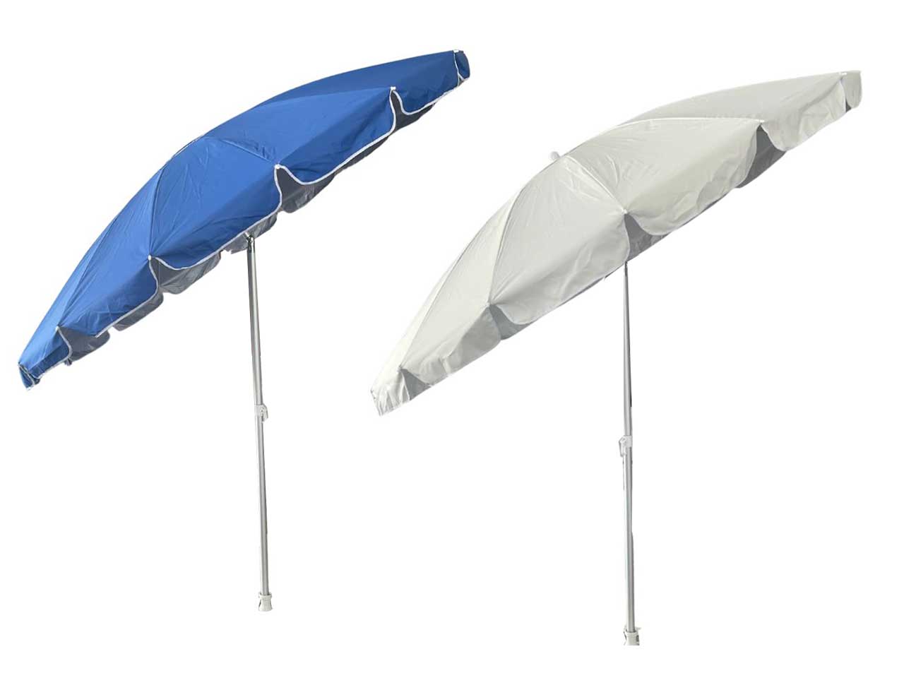 Ombrellone viareggio polyalluminio 220/8/32 2 assortiti c/snodo