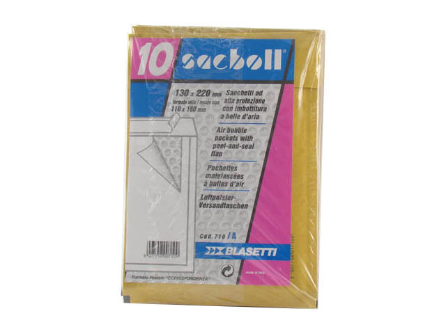 Busta postale Blasetti in carta avano 120gr 13x22/11x16cm