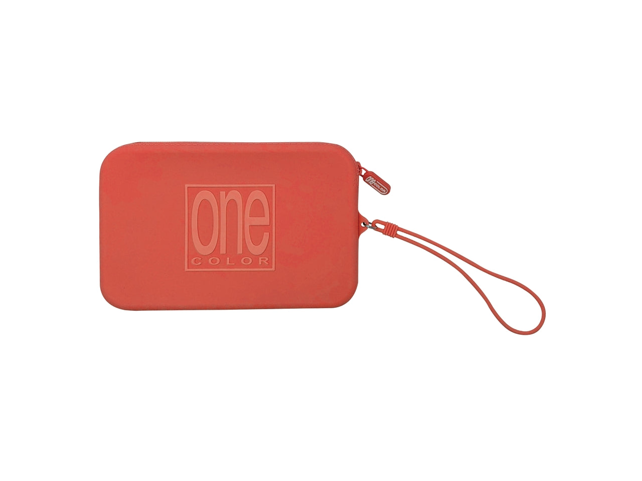 Astuccio bustina One Color summer in silicone rosso corallo, 19x12 cm - Blasetti