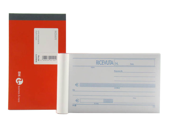 Blocco ricevute carta generica 260