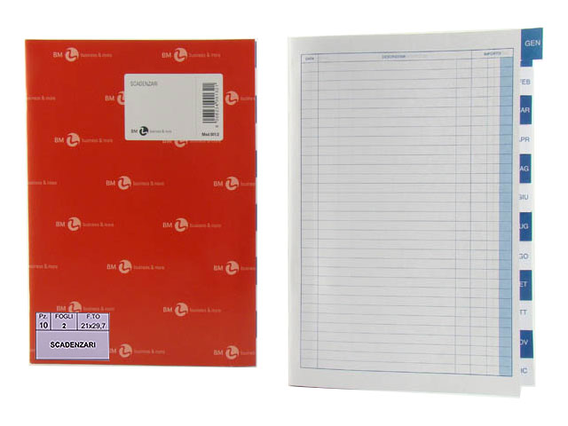 Scadenzario protocollo 501/2