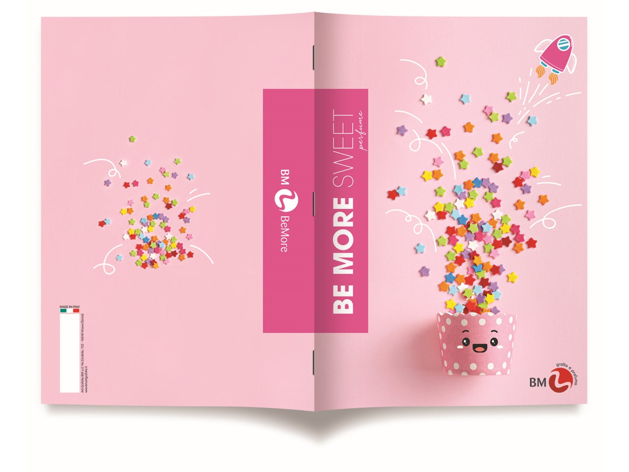 Quaderni maxi sweet linea be more different formato 21x29,7, pagine 72+r, rigatura b confezione da 10 quaderni