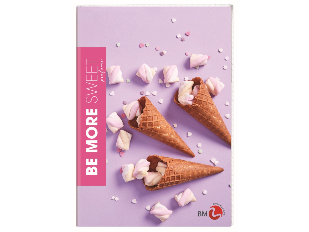 Quaderni maxi sweet linea be more different formato 21x29,7, pagine 72+r, rigatura q confezione da 10 quaderni