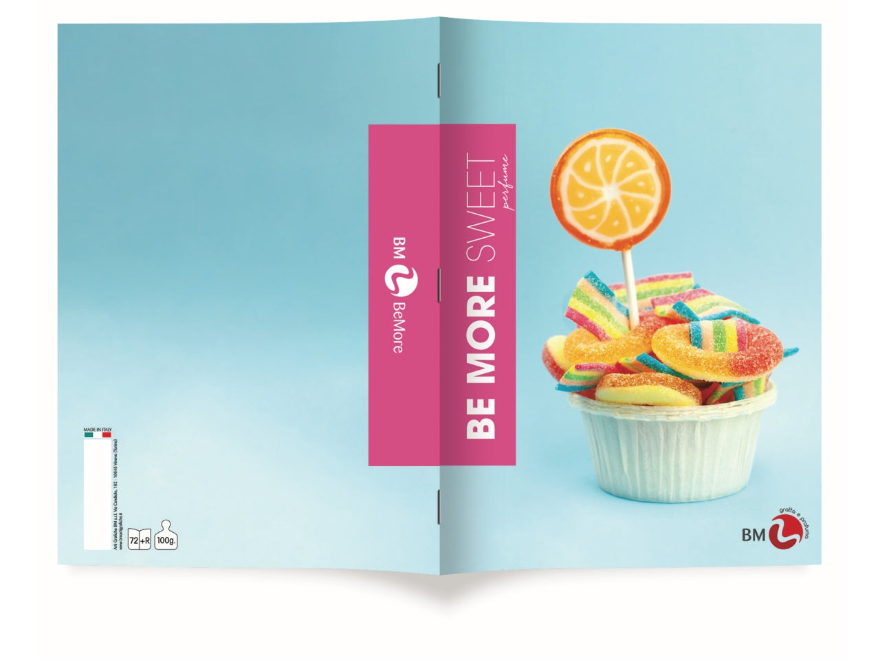 Quaderni maxi sweet linea be more different formato 21x29,7, pagine 72+r, rigatura q confezione da 10 quaderni