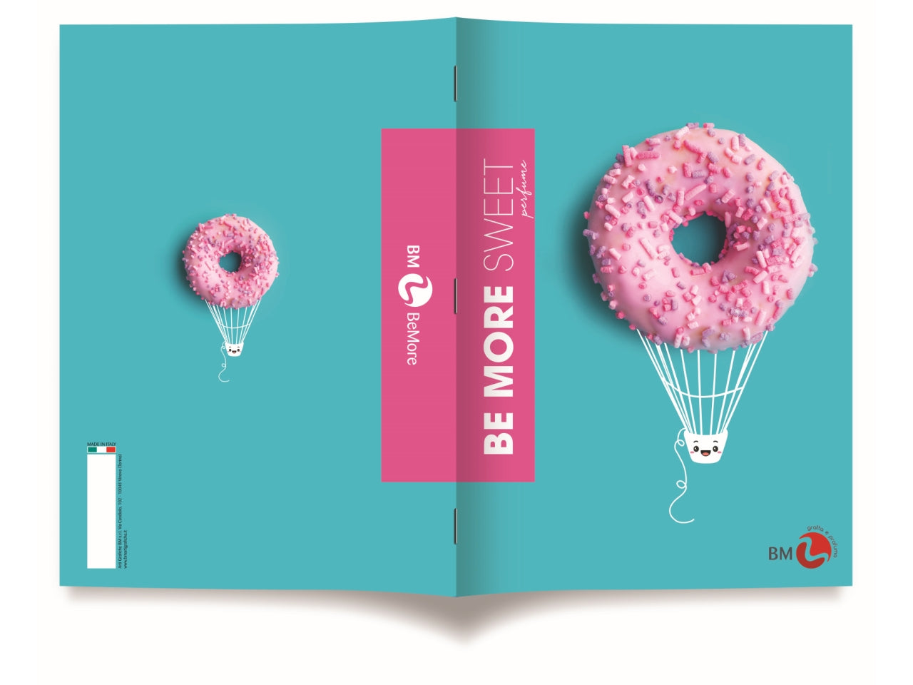 Quaderni maxi sweet linea be more different formato 21x29,7, pagine 72+r, rigatura q confezione da 10 quaderni