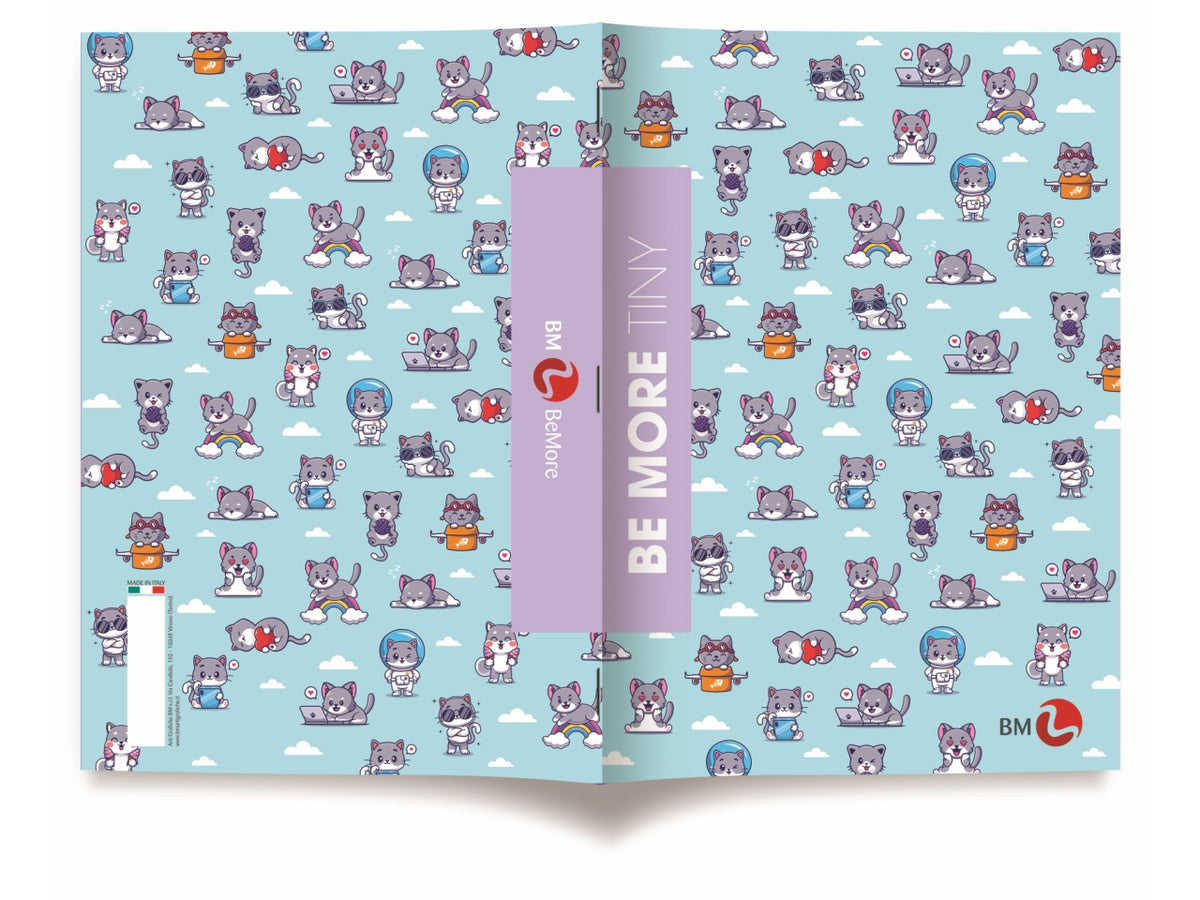 Quaderni maxi tiny linea be more different formato 21x29,7, pagine 72+r, rigatura a confezione da 10 quaderni