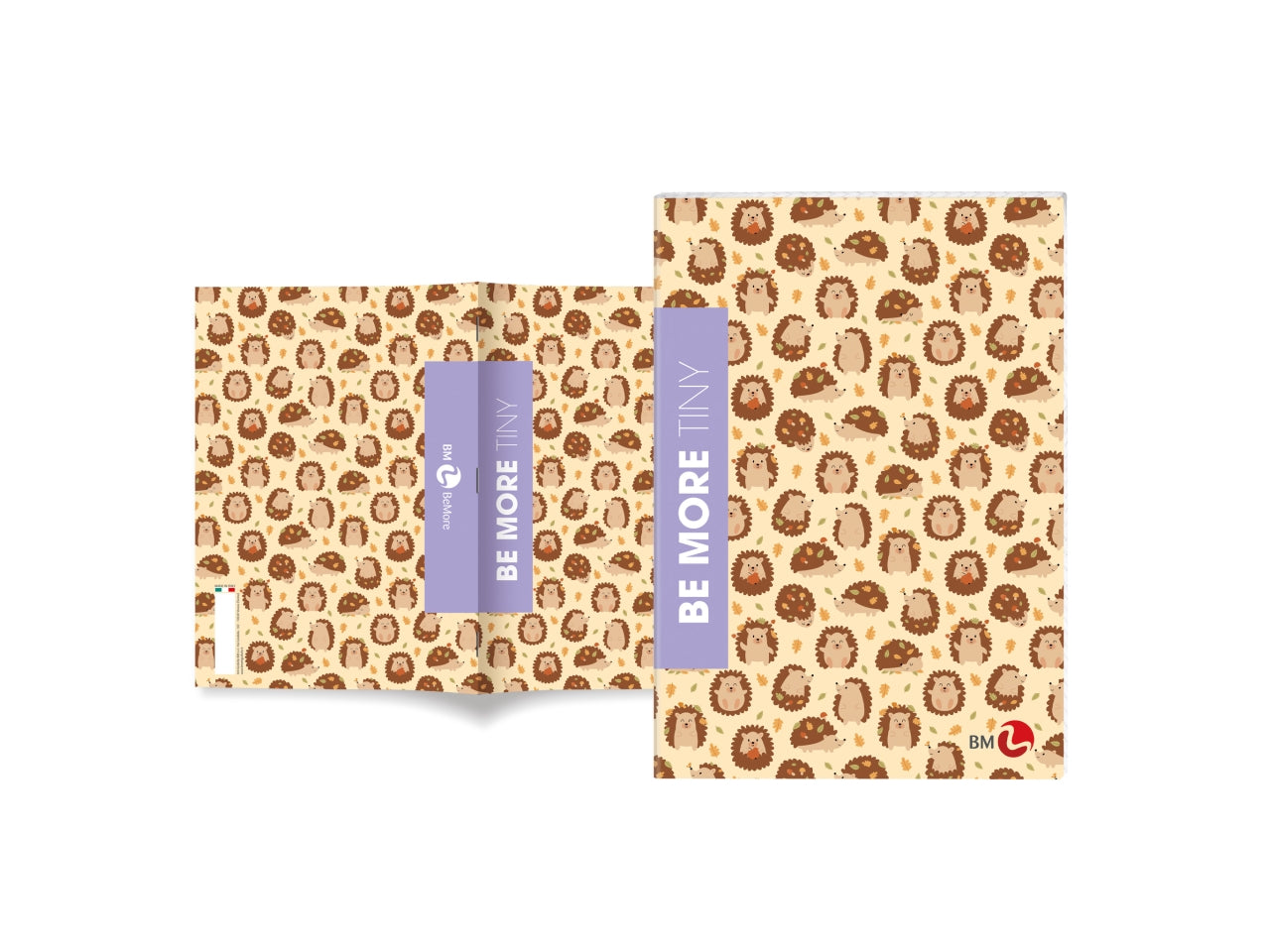 Quaderni maxi tiny linea be more different formato 21x29,7, pagine 72+r, rigatura 5 mm confezione da 10 quaderni