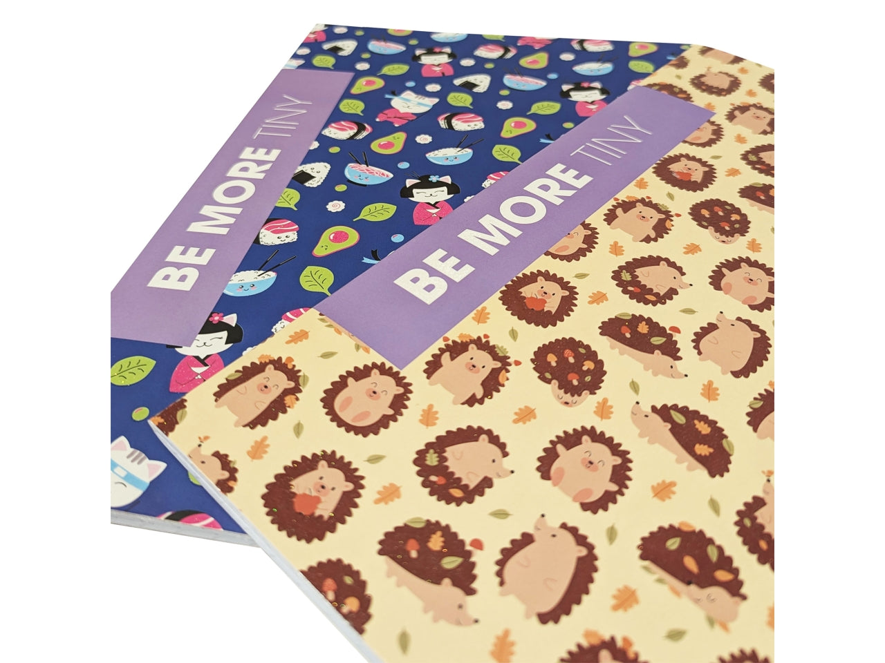 Quaderni maxi tiny linea be more different formato 21x29,7, pagine 72+r, rigatura q confezione da 10 quaderni