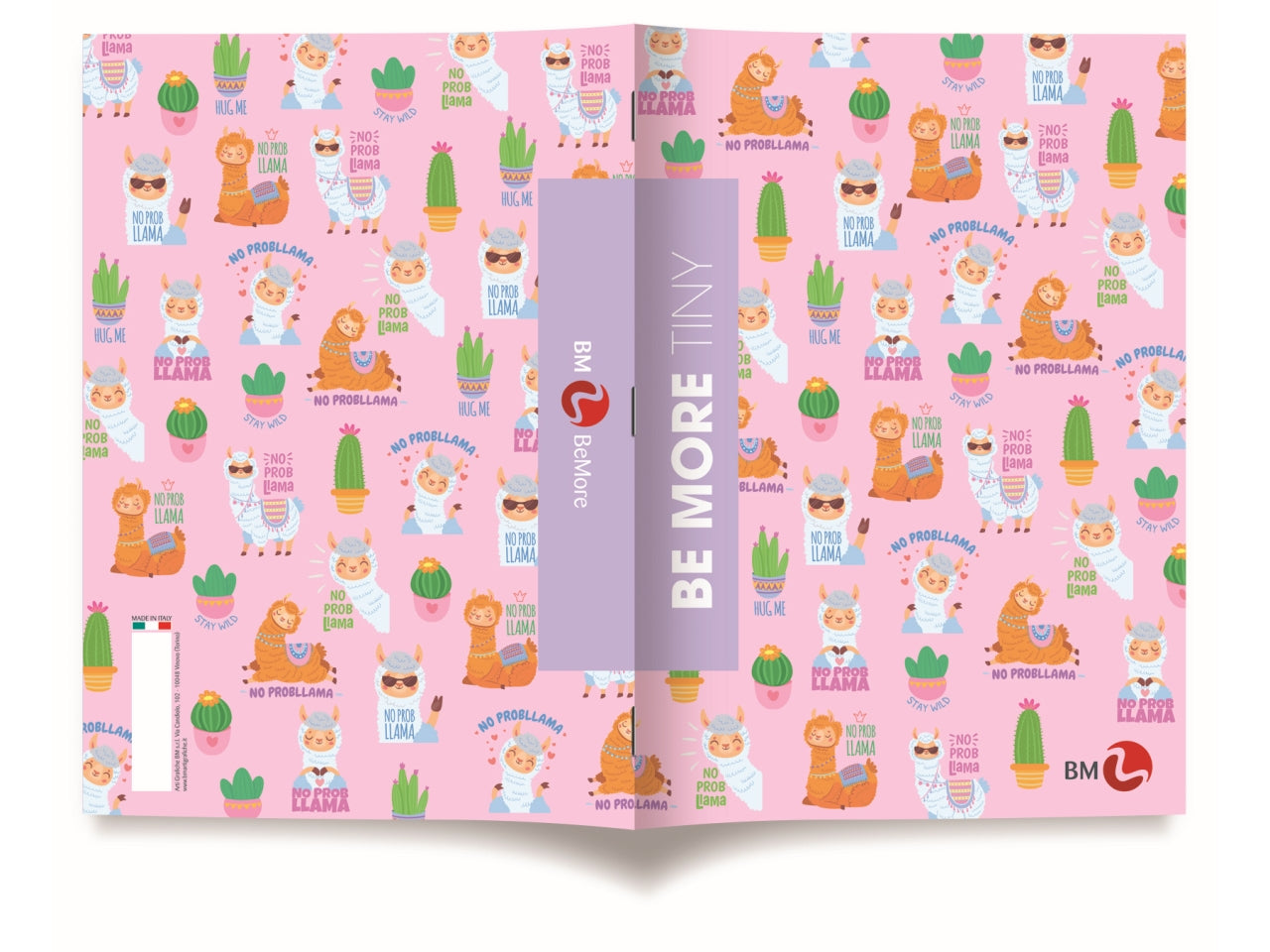 Quaderni maxi tiny linea be more different formato 21x29,7, pagine 72+r, rigatura q confezione da 10 quaderni