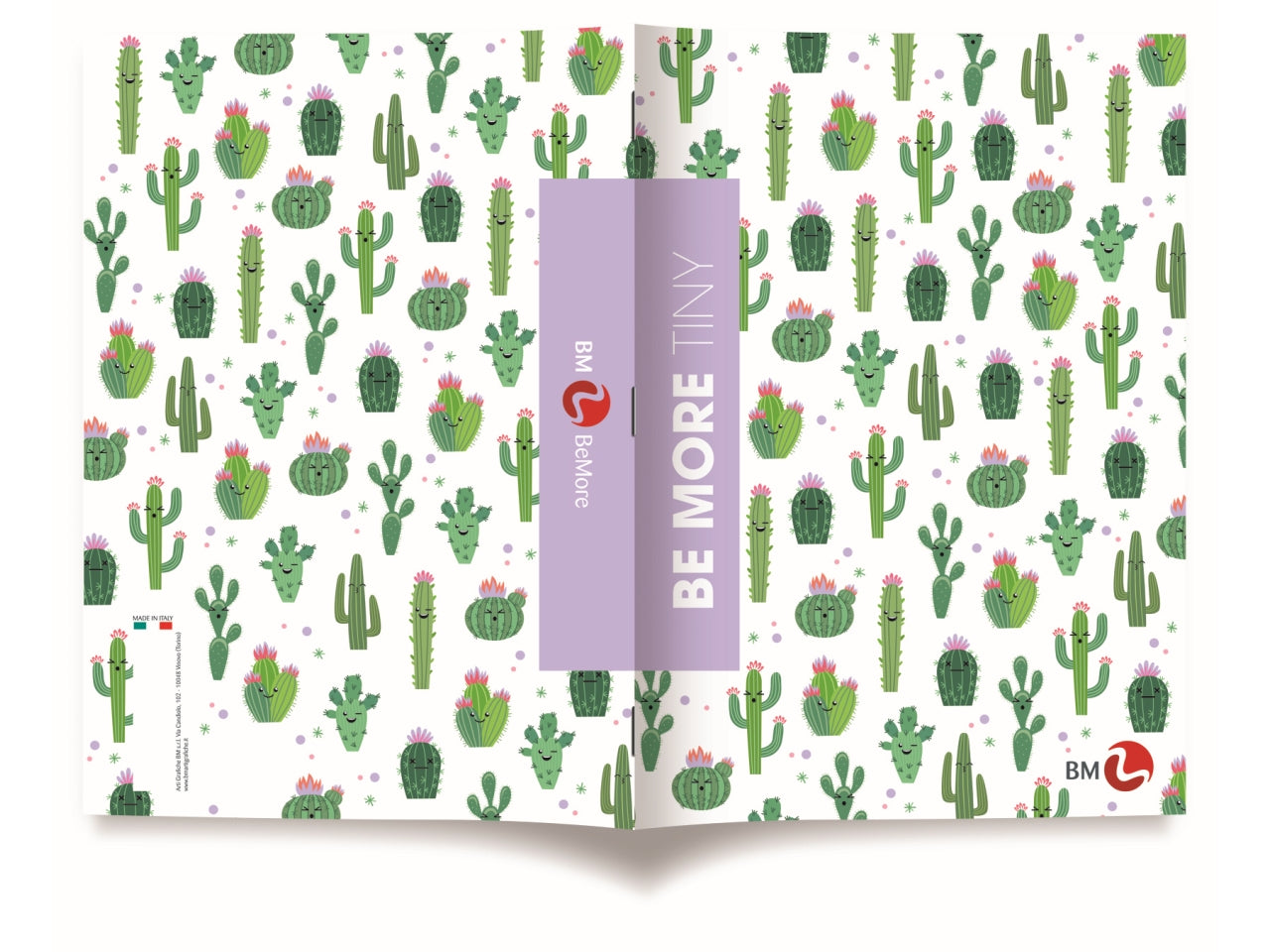 Quaderni maxi tiny linea be more different formato 21x29,7, pagine 72+r, rigatura q confezione da 10 quaderni