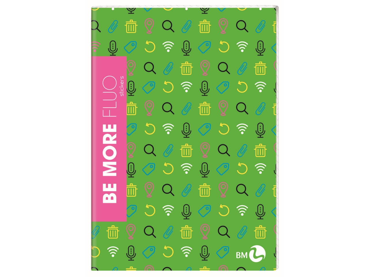 Quaderni maxi fluo linea be more different formato 21x29,7, pagine 72+r, rigatura 5 mm confezione da 10 quaderni