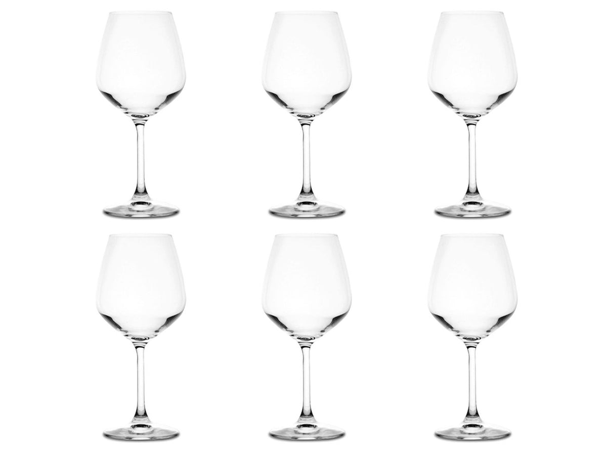Divino calice vino rosso in vetro, set da 6 calici