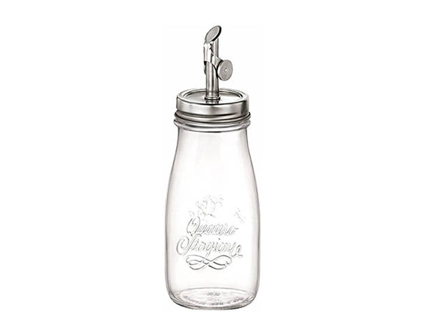 Quattro stagioni oliera in vetro da 40cl trasparente