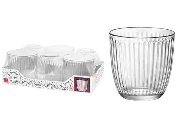 Bicchiere line acqua trasp.6 pezzi 580500vna021990