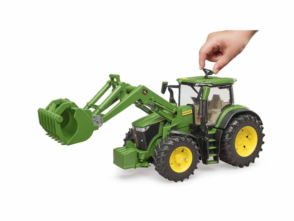 Trattore john deere 7r 350 c/benna