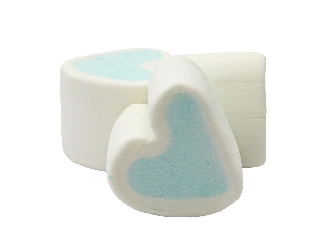 Marshmallow estruso mix cuori azzurri - 1000g