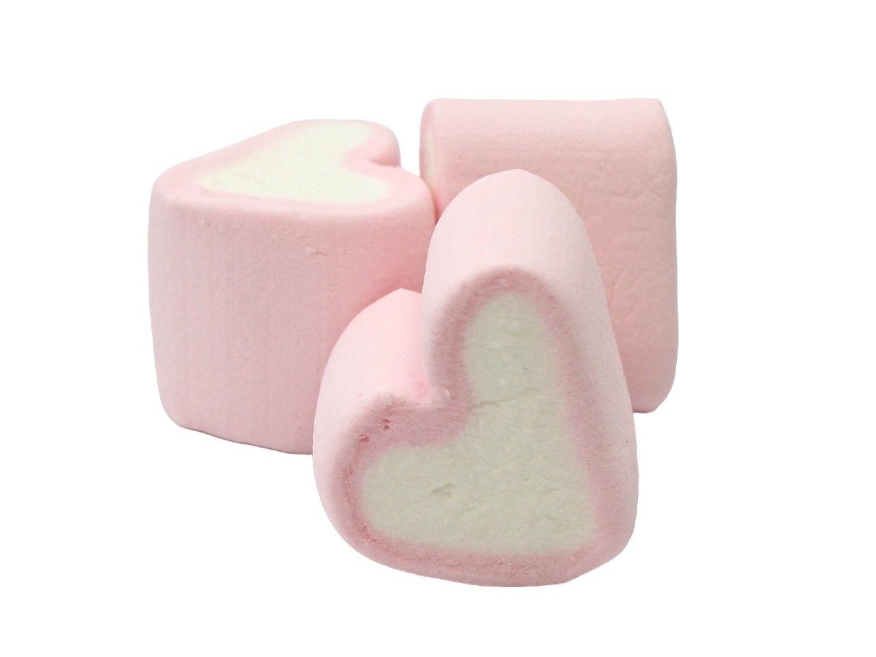 Marshmallow estruso mix cuori rosa - 1000g