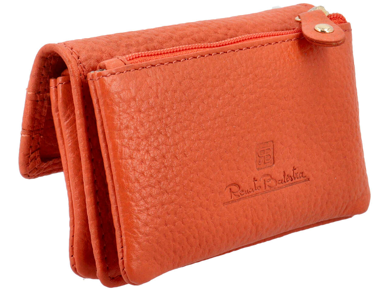 Portachiave da donna in pelle arancio