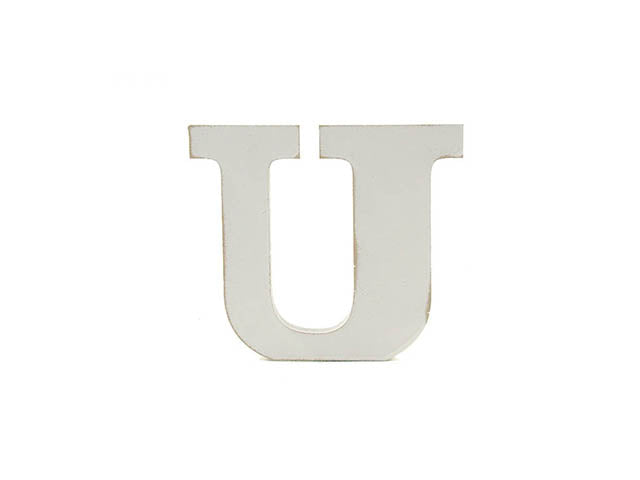 L.shabby lettera u 1.9xh10cm 1130218