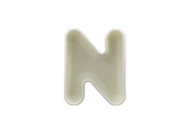 Porcellana bianca lettera n 1256014