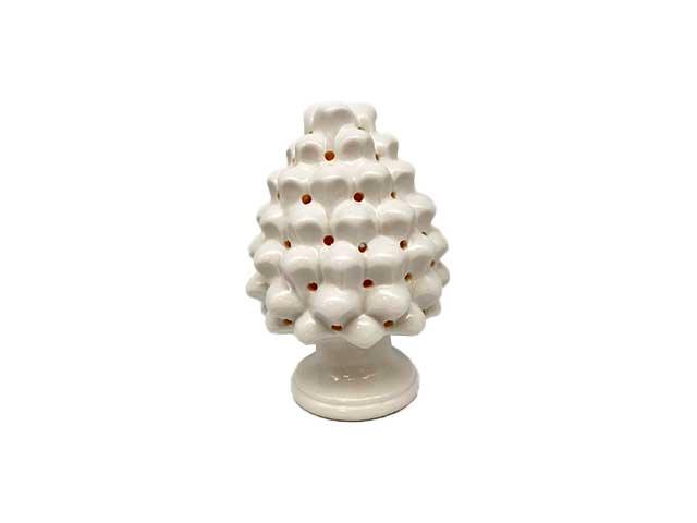 Pigna c/led 20cm bianca 875x324