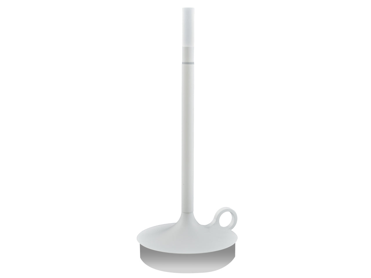 Lampada da tavolo in alluminio bianca led moderno 10x29,5 cm - Melograno Tech
