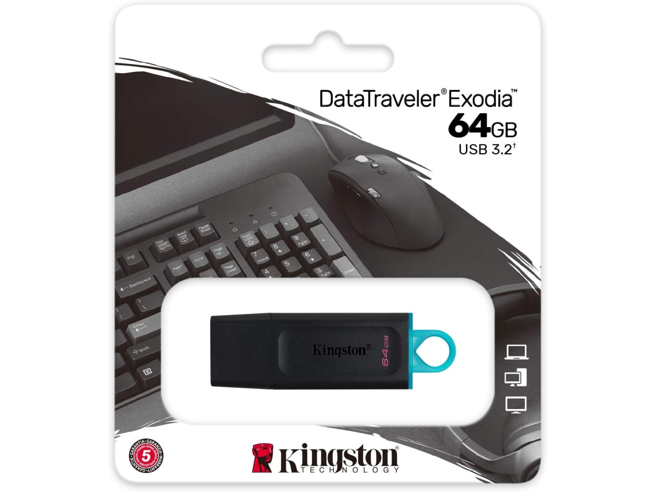 Pendrive kingston usb 64gb