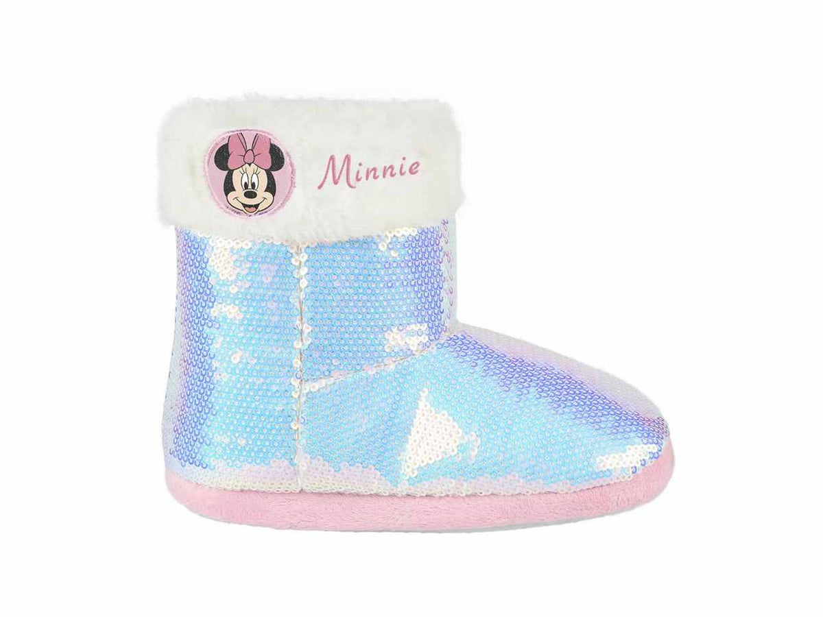 Minnie stivaletti da casa con paillettes taglie assortite dal 28-35