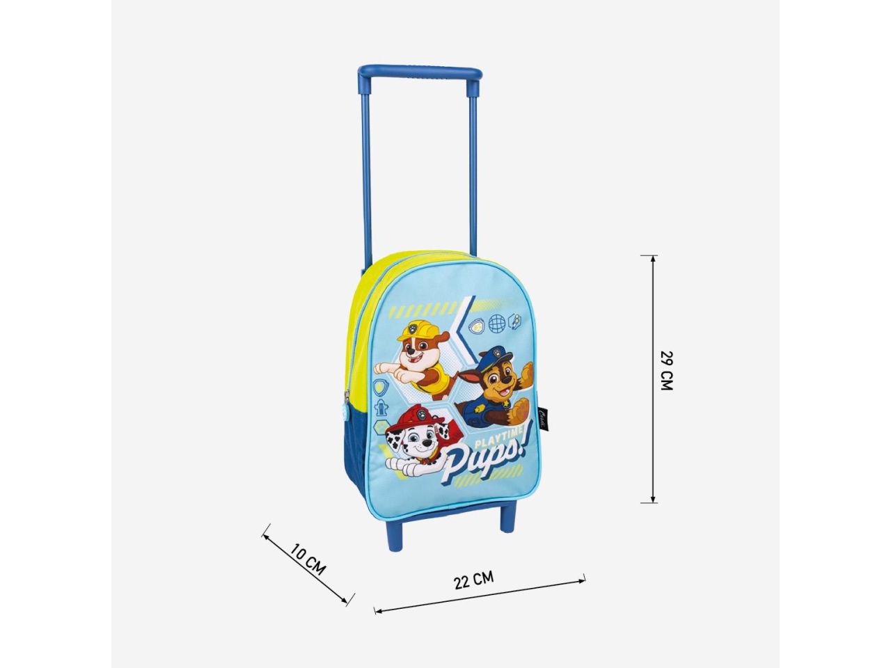 Zaino per bambini trolley scolastico paw patrol