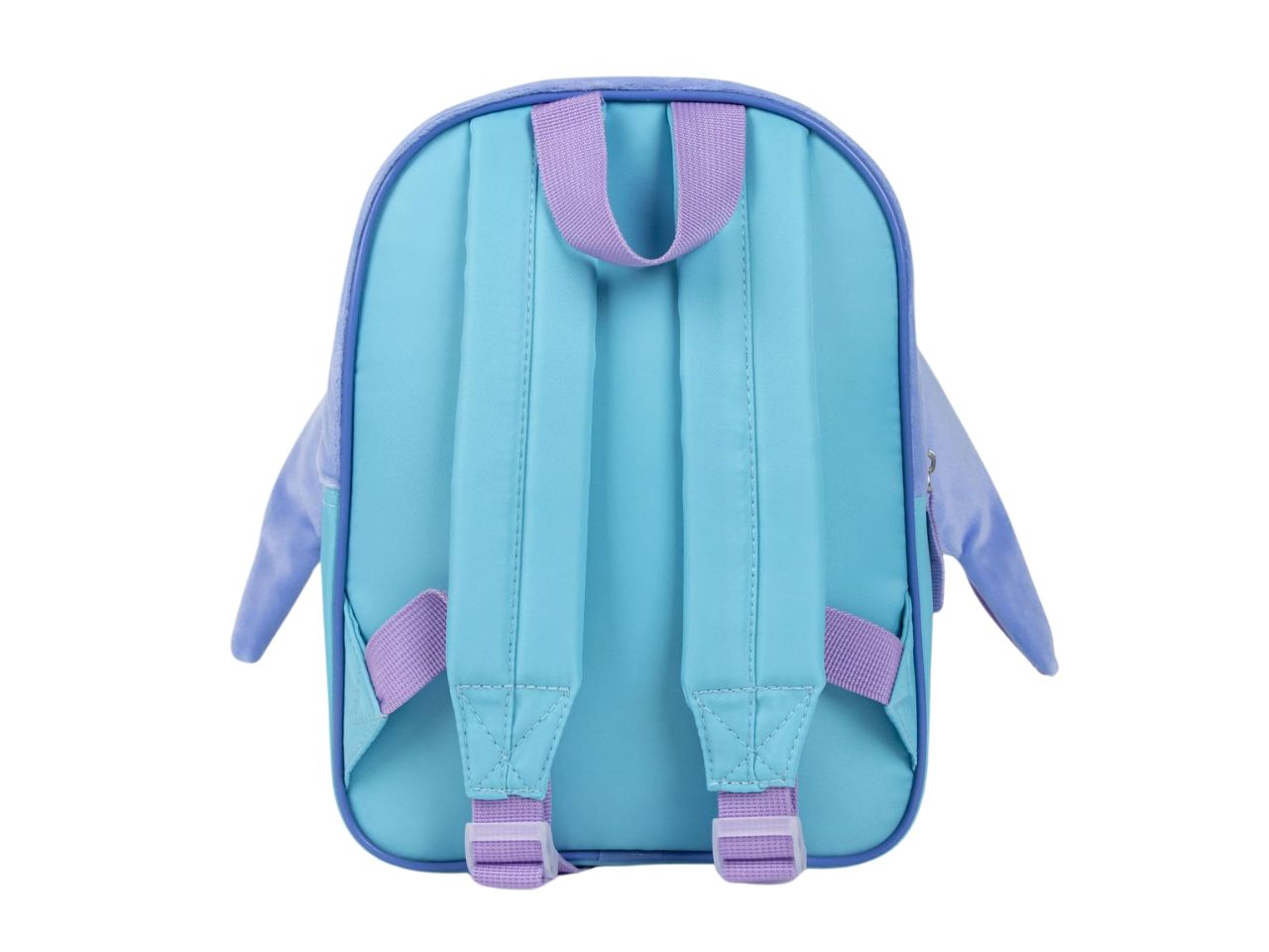 Zaino asilo Stitch per bambini in poliestere velluto celeste 21x28x8 cm - CerdÃ