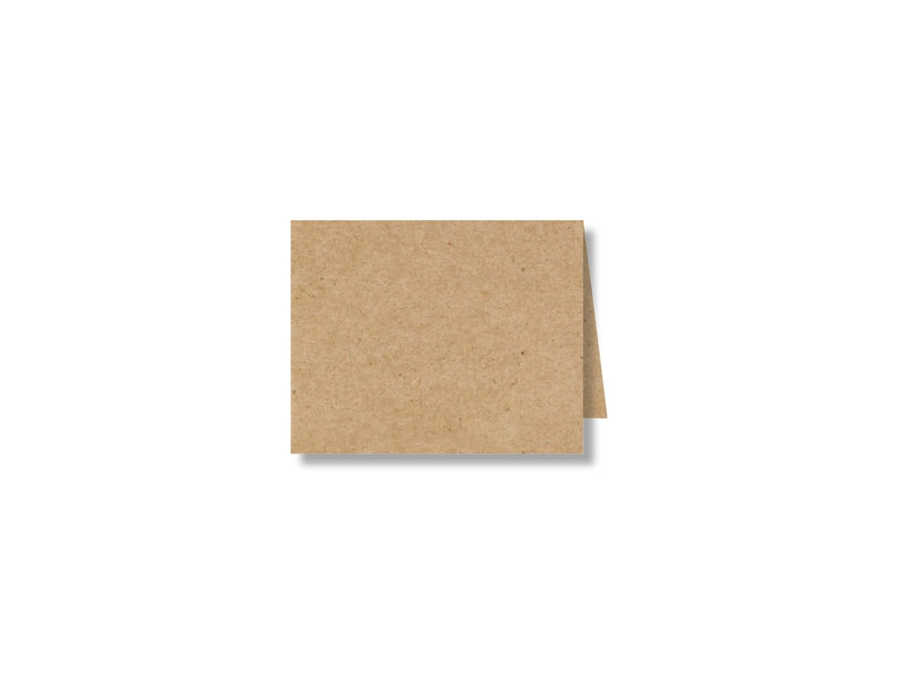 Segnaposto misura 8,5x6,8cm kraft avana - la confezione comprende 100 segnaposto