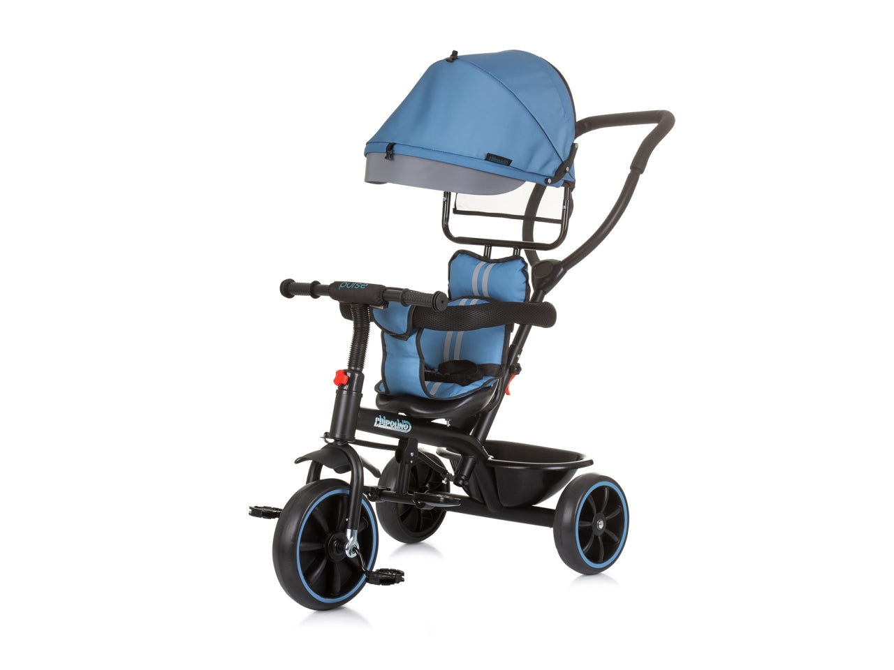 Triciclo con tettuccio pulse verde acqua 18 mesi | Chipolino $