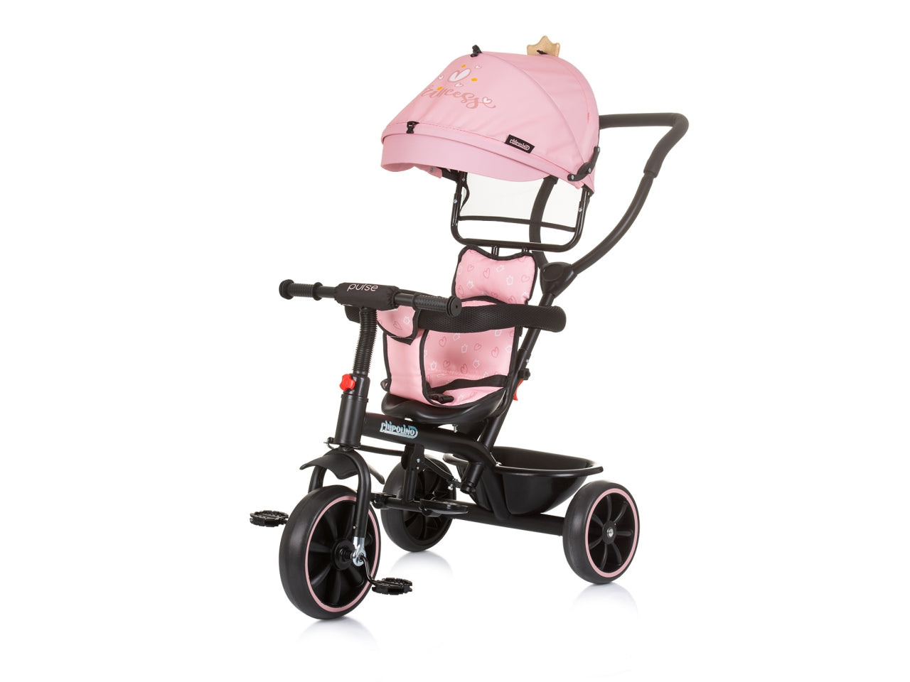 Triciclo con tettuccio pulse princess | Chipolino $
