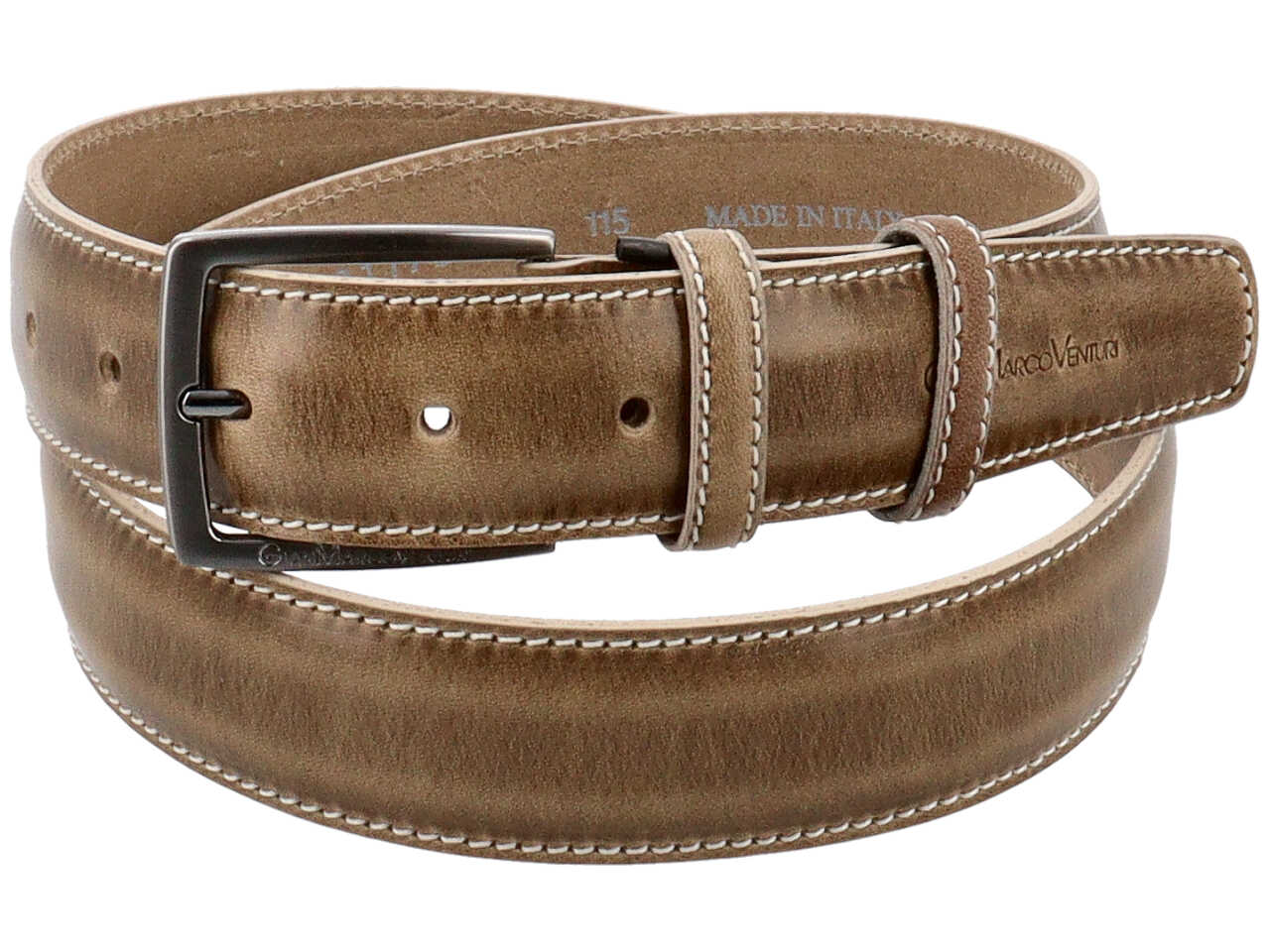 Gmv uomo cintura dash nei colori blu, taupe e marrone